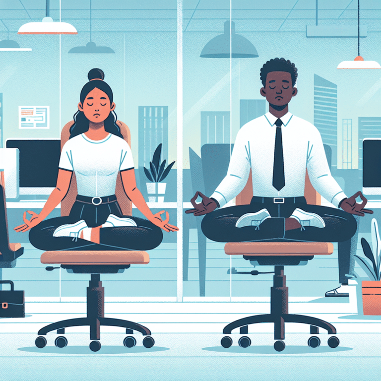 Seated Yoga: Improving Posture at Work