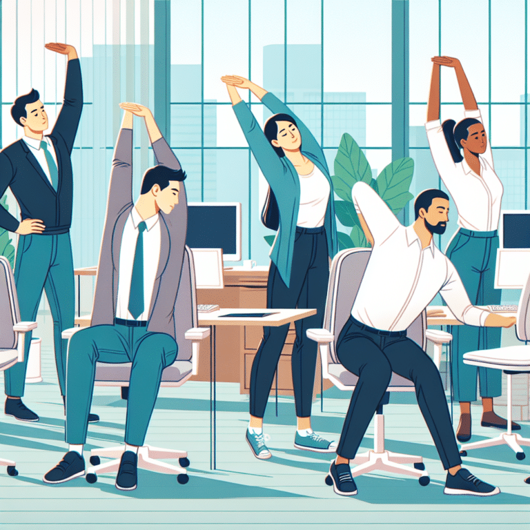 Seated Posture Improvement: Stretches for Office Workers