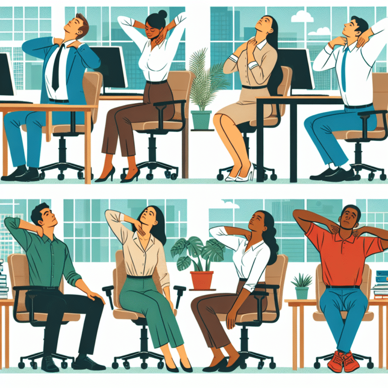 Office-friendly Stretches to Reduce Neck Strain