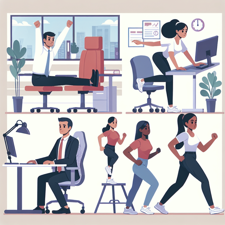Ways to Stay Active During Desk Work