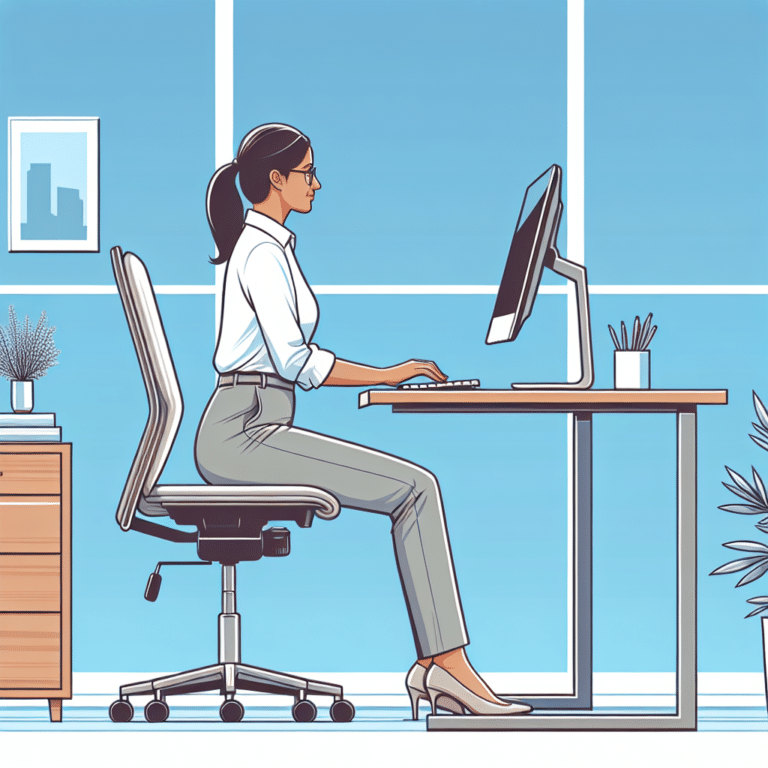 Perfect Posture at Home: Proper Desk Sitting for Remote Workers