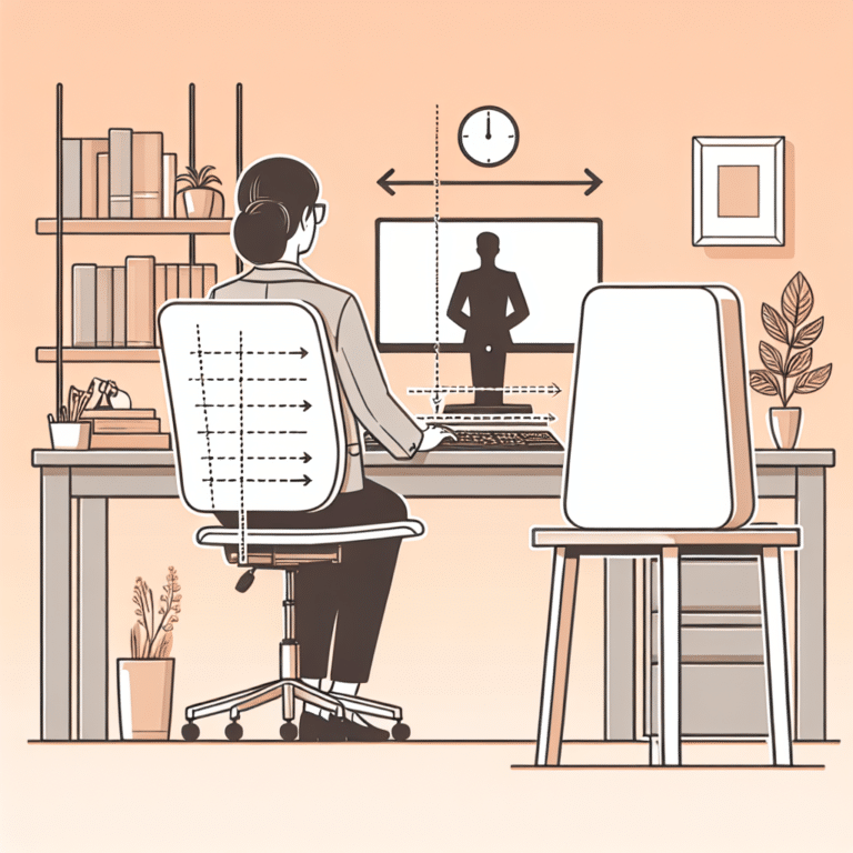 Preventing Neck Strain: Monitor Height Adjustments