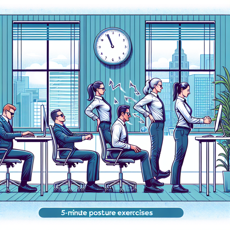 Erase Desk Slump with 5-Minute Posture Exercises
