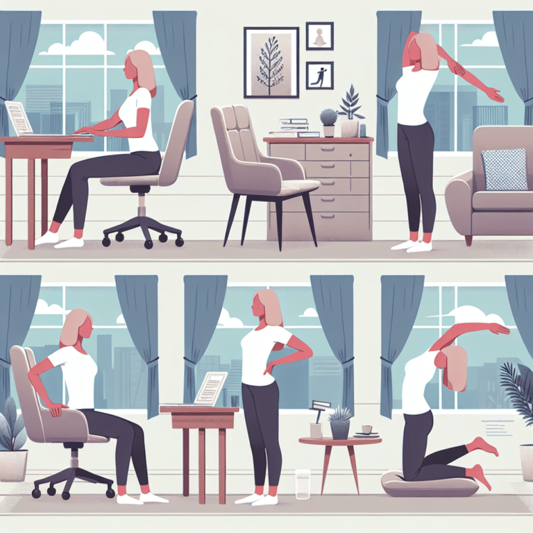 Simple Shoulder and Back Stretches for Remote Workers