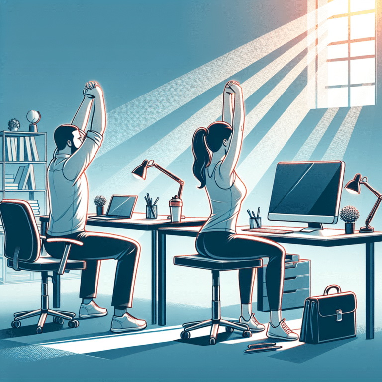 Deskercise: Simple Exercises to Improve Posture at Your Desk".