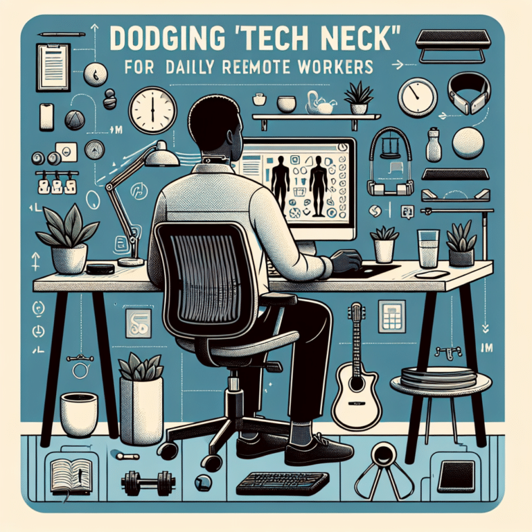 Dodging Tech Neck: Daily Tips for Remote Workers