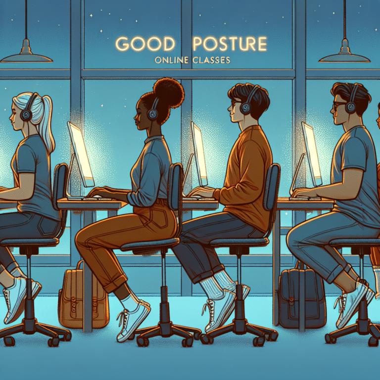 Straight and Focused: Posture Tips for Online Classes