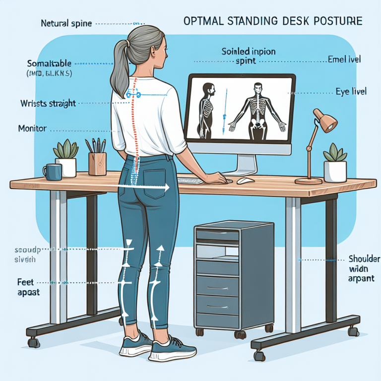 Mastering Techniques for Optimal Standing Desk Posture