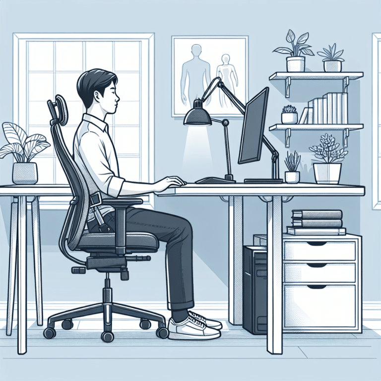 Perfect Posture at Home: Proper Desk Sitting for Remote Workers